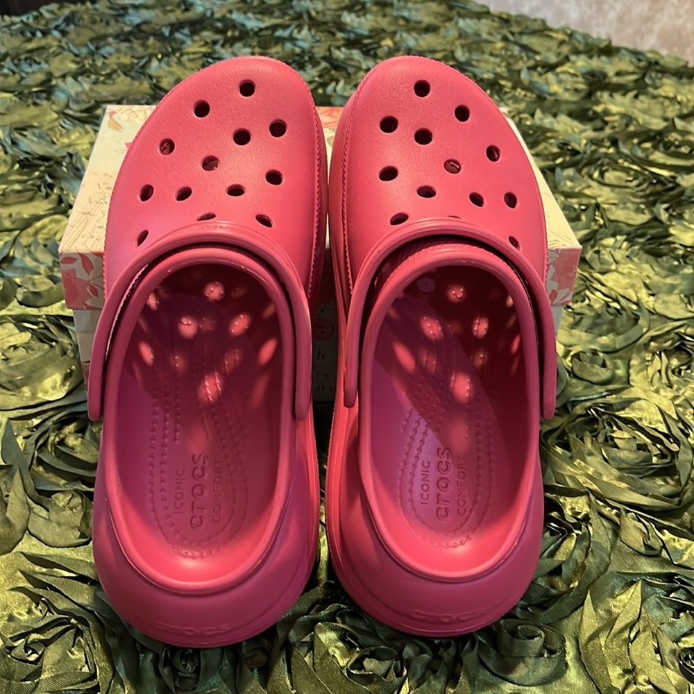 NWOT Crocs Mega Crush Iconic Comfort Platform Shoes - Men’s Sz 6/Women’s Sz 8 - Picture 2 of 6